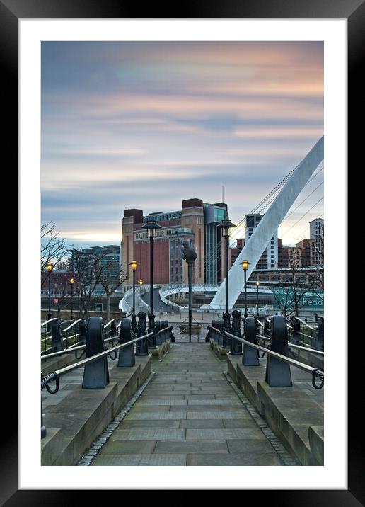Baltic Flour Mill Dawn, Newcastle Framed Mounted Print by Rob Cole