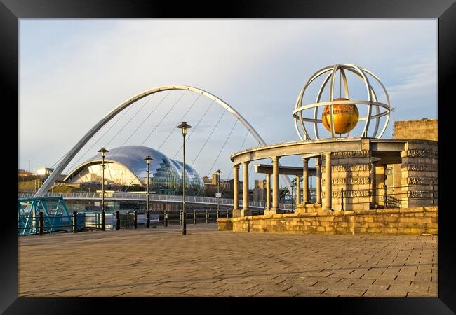 The Swirle Pavillion, Newcastle Framed Print by Rob Cole