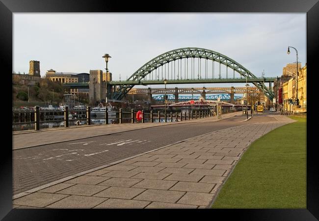 The Tyne Bridge, Newcastle Framed Print by Rob Cole