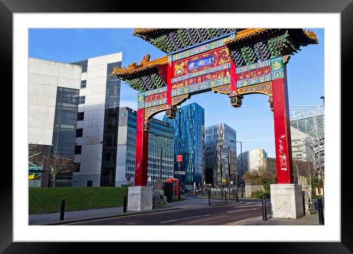 Vibrant Chinatown Entrance Framed Mounted Print by Rob Cole