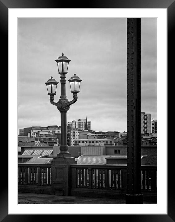 Tyne Bridge Lanterns Framed Mounted Print by Rob Cole