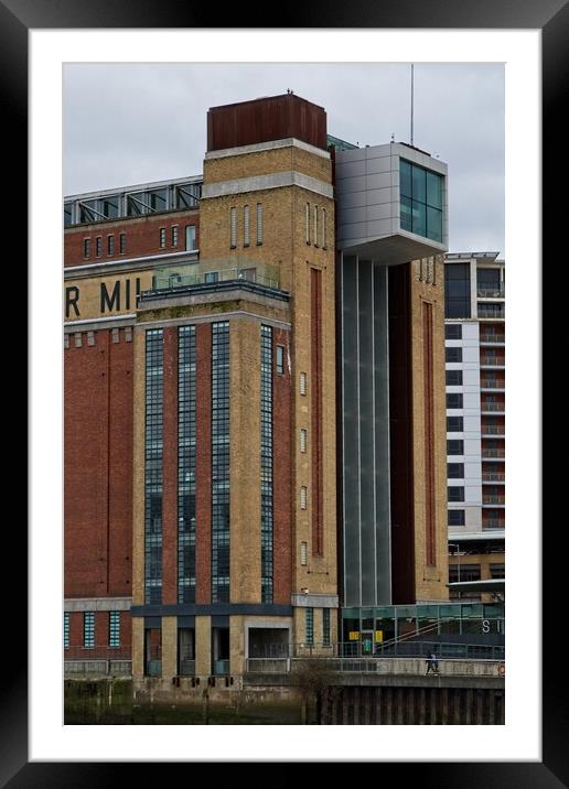 Baltic Flour Mill, Gateshead Framed Mounted Print by Rob Cole