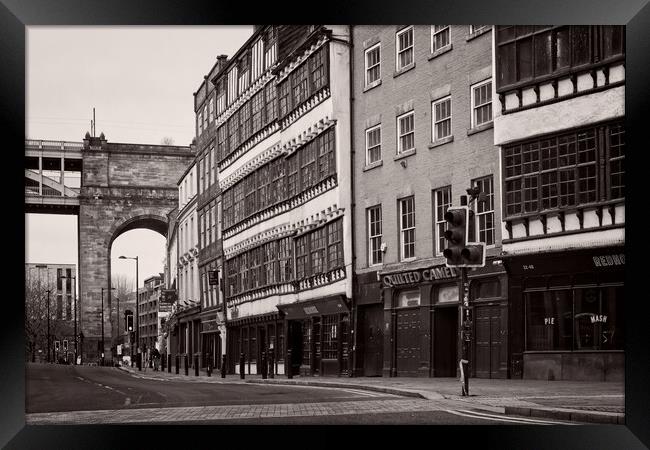 Bessie Surtees House, Sandhill, Newcastle Framed Print by Rob Cole