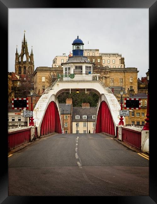 Swing Bridge, Newcastle Framed Print by Rob Cole