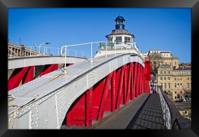The Swing Bridge, Newcastle Framed Print by Rob Cole