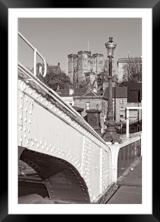 The Swing Bridge, Newcastle Framed Mounted Print by Rob Cole