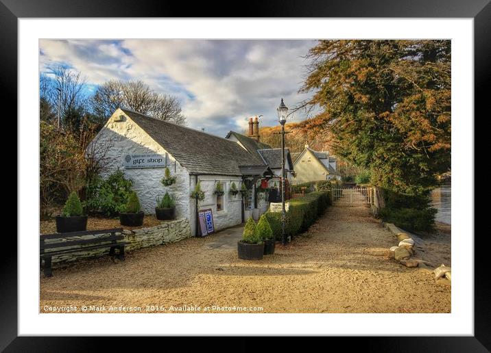 Luss Village  Framed Mounted Print by Mark Anderson