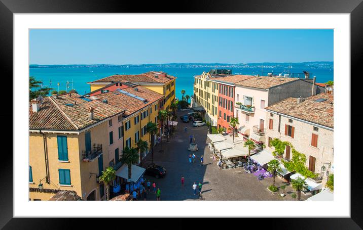 Sirmione, Lake Garda Framed Mounted Print by Colin Allen