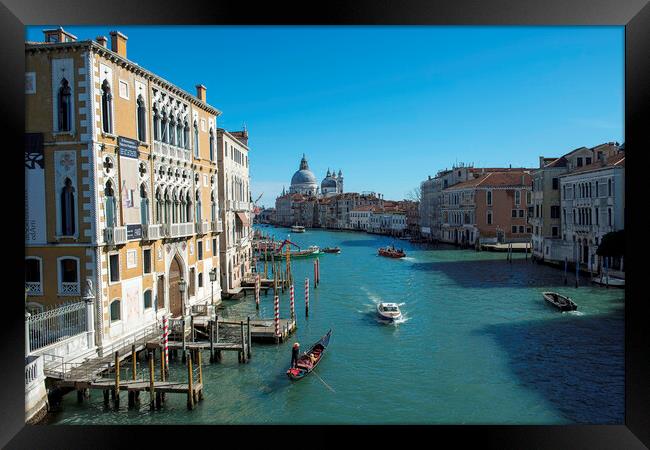 Grand Canal, Venice Framed Print by Colin Allen