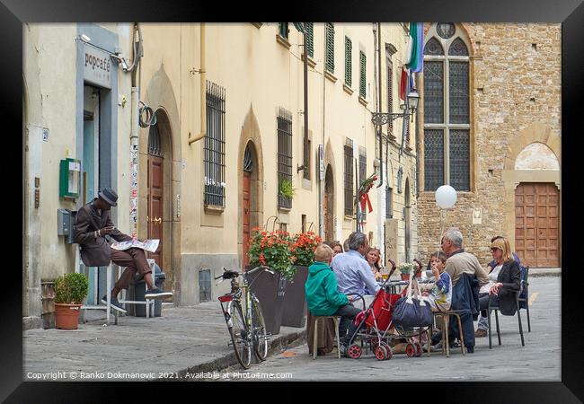 Italian life style Framed Print by Ranko Dokmanovic