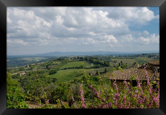 View of Tuscany Framed Print by Ranko Dokmanovic