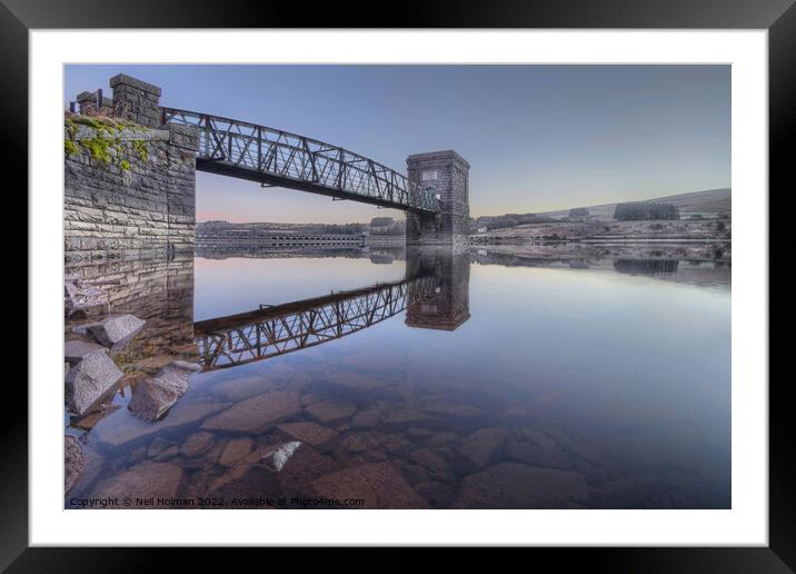 Cray Reservoir, Brecon Beacons Framed Mounted Print by Neil Holman