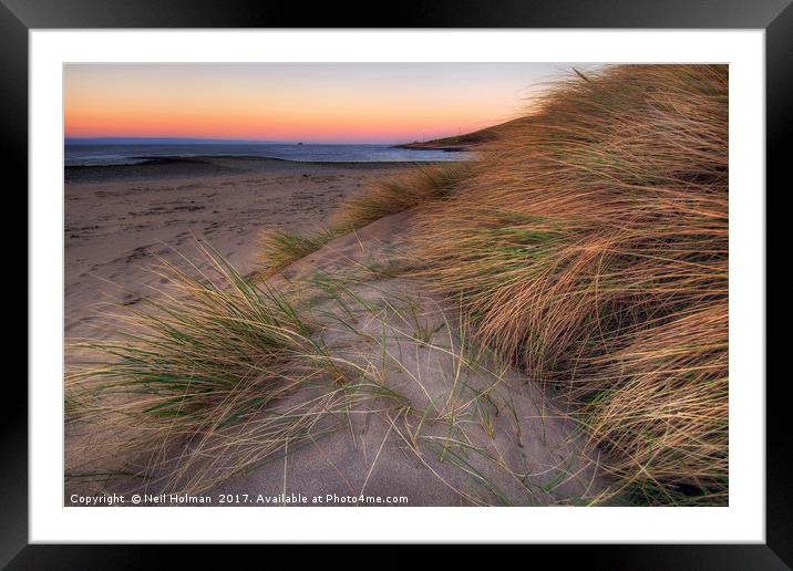 Aberthaw Beach Framed Mounted Print by Neil Holman