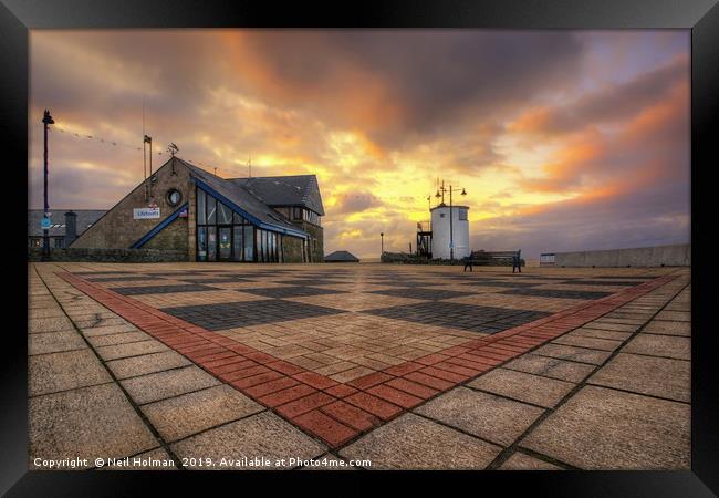 Porthcawl Lifeboat Station Framed Print by Neil Holman