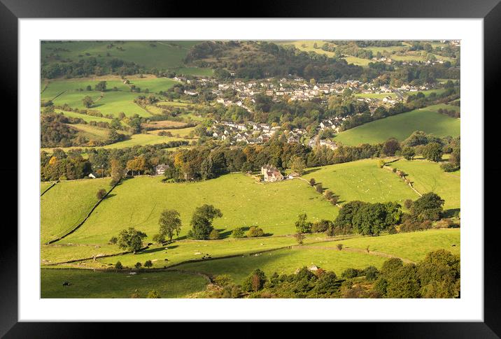Derbyshire Landscape Framed Mounted Print by Simon Annable
