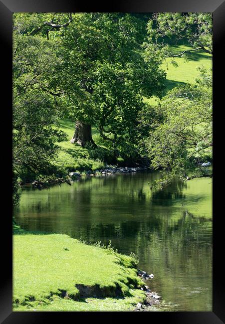 Tranquil River Framed Print by Caroline James