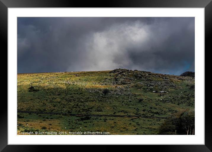 Dartmoor Light Framed Mounted Print by Iain Fielding