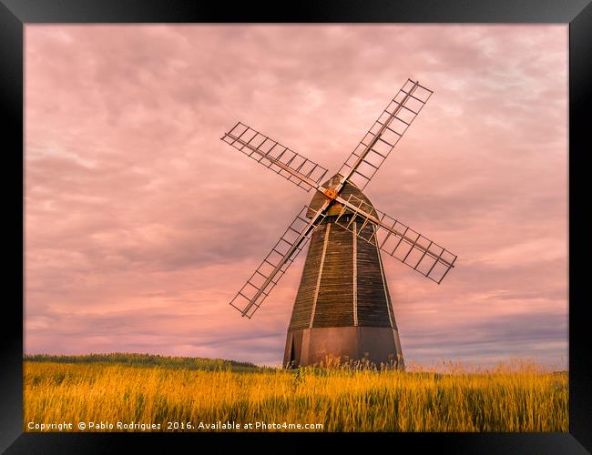 Rottingdean Windmill  Framed Print by Pablo Rodriguez