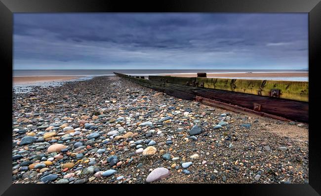 Rossall Beach Framed Print by Carl Blackburn