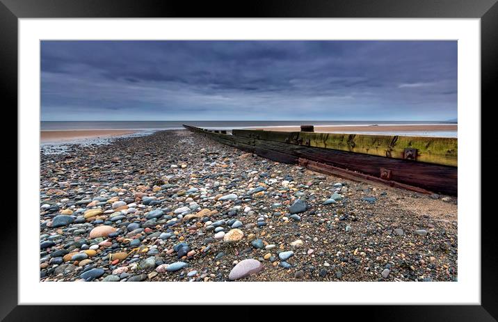 Rossall Beach Framed Mounted Print by Carl Blackburn