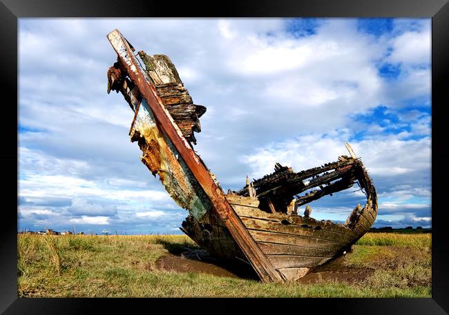 Shipwrecked Framed Print by Carl Blackburn