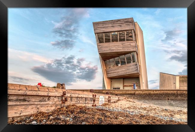 Rossall Point HDR Framed Print by Carl Blackburn