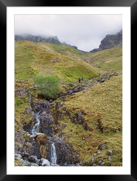 Up The Gill Framed Mounted Print by Carl Blackburn