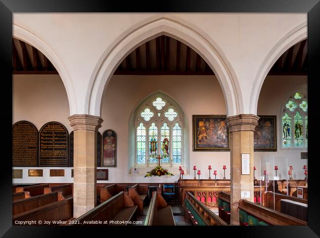 The parish church of Saint Michael, Minehead, Somerset, UK Framed Print by Joy Walker
