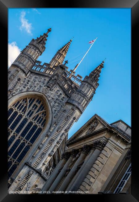 The amazing architecture of Bath Abbey Framed Print by Joy Walker