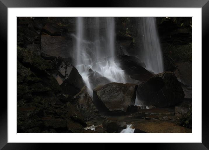 The Waterfall Framed Mounted Print by J Hartley