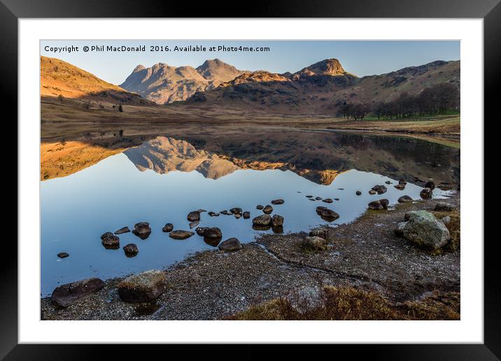 Blea Tarn, Lake District Framed Mounted Print by Phil MacDonald