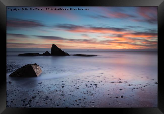 Godwin Battery, Kilnsea near Spurn Point (UK) Framed Print by Phil MacDonald