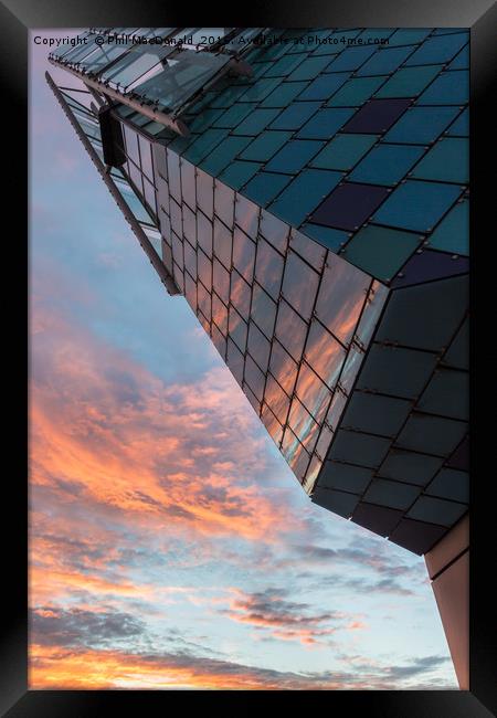 The Deep in Hull, Sunset on the Humber Framed Print by Phil MacDonald