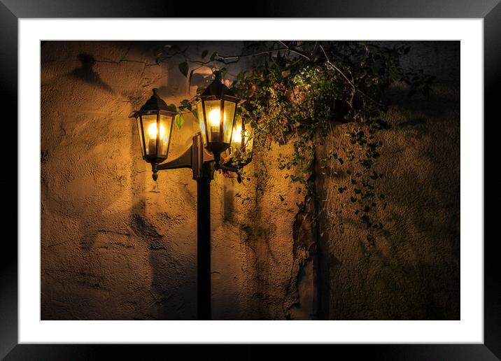 Romantic Lamp Framed Mounted Print by Stefan Giers