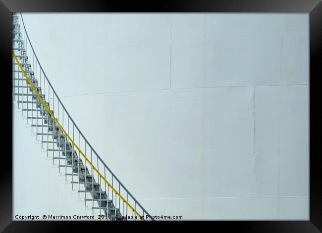 Stairway Framed Print by Merrimon Crawford