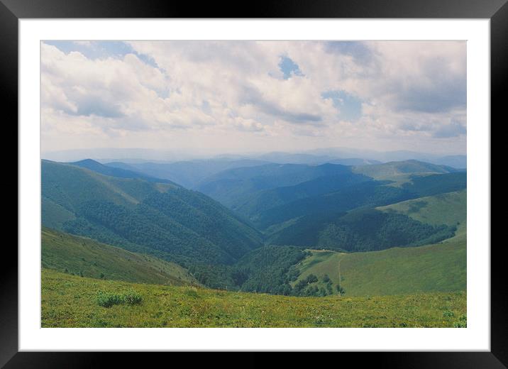 Valley 2 Framed Mounted Print by Anton Popov