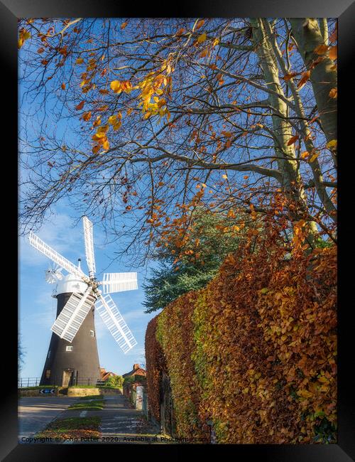 Holgate Windmill York Framed Print by John Potter