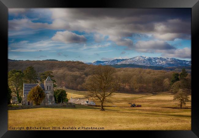 Lake district landscape Framed Print by Richard West