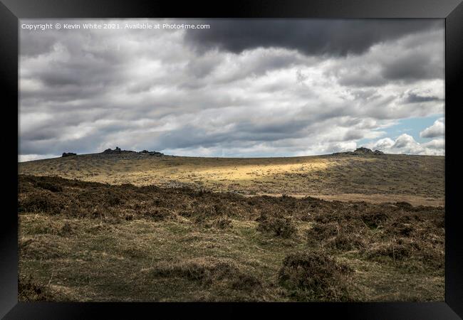 Chink of light Framed Print by Kevin White