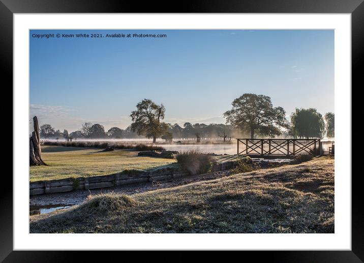 Frosty morning Framed Mounted Print by Kevin White
