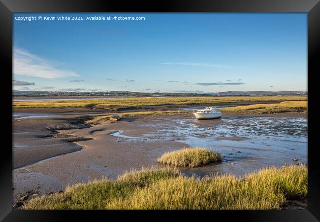 low tide in the Gower Framed Print by Kevin White