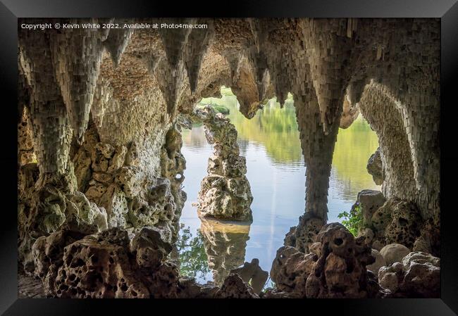 The Grotto at Painshill Framed Print by Kevin White