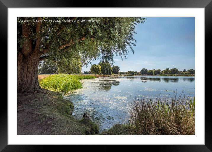 Shade from the sun Framed Mounted Print by Kevin White