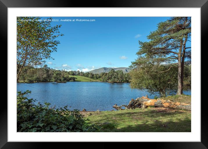 Tarn Hows in the Lake District Framed Mounted Print by Kevin White