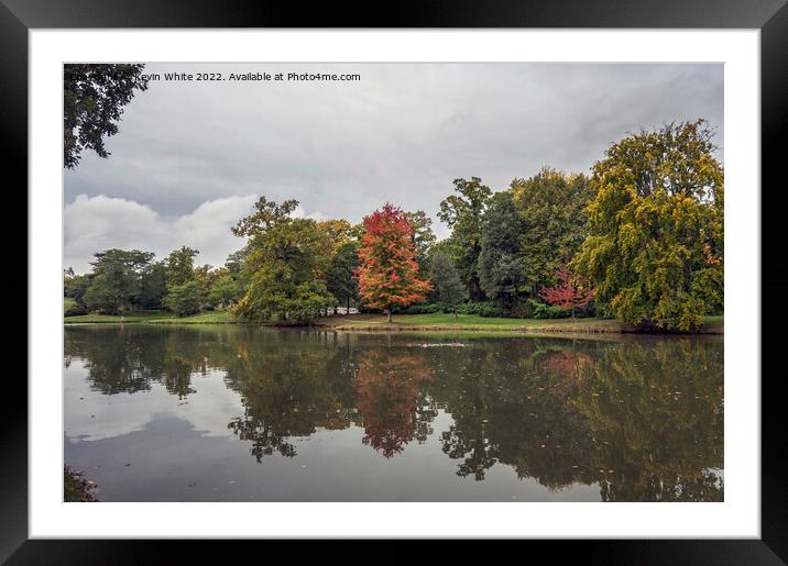 Start of autumn Framed Mounted Print by Kevin White