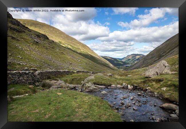 Kirston pass place of beauty Framed Print by Kevin White