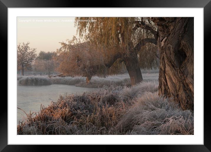 Magical misty morning Framed Mounted Print by Kevin White