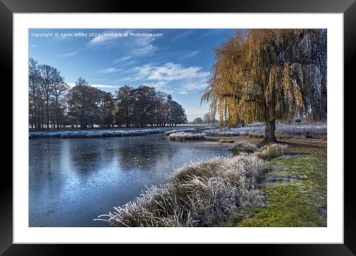 Frosty Christmas time Framed Mounted Print by Kevin White