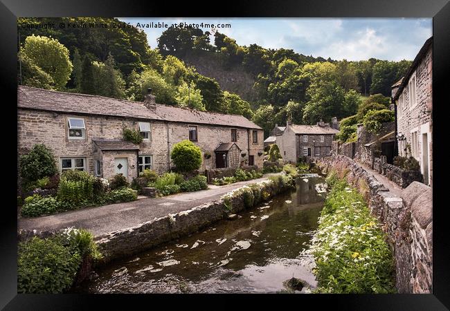 Castleton Peakshole Water Framed Print by Kevin White