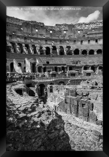 Colosseum Rome Framed Print by Kevin White